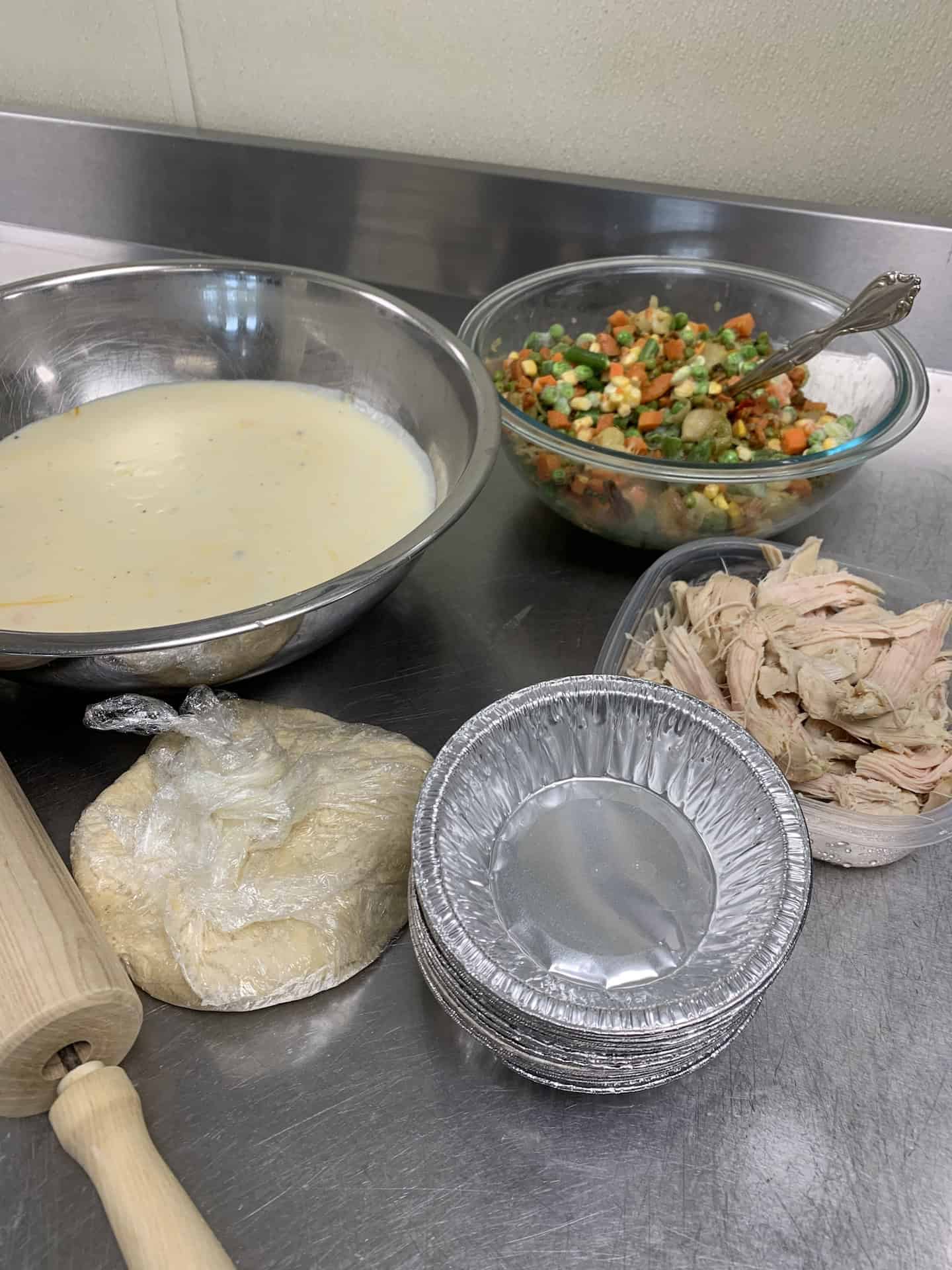 Making Pot Pies