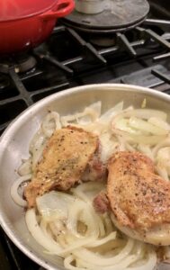 Chicken with Onions