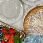 Cake and Fruit